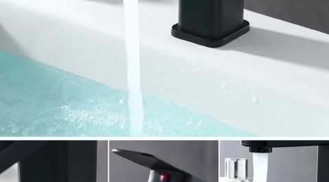 Washbasin faucet, all-copper hot and cold switch, washbasin, ceramic basin, countertop basin, hot and cold pull, bathroom faucet undefined