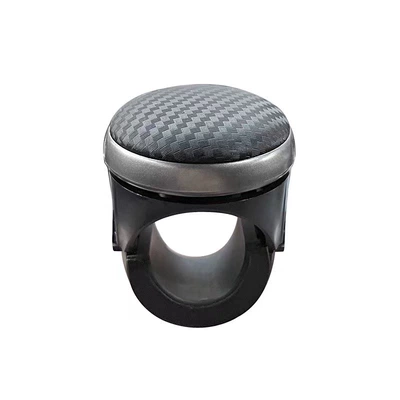 Car steering wheel booster ball steering cart interior driving assist car steering wheel universal booster (Steering wheel booster) - steering-wheel-assist-black-single