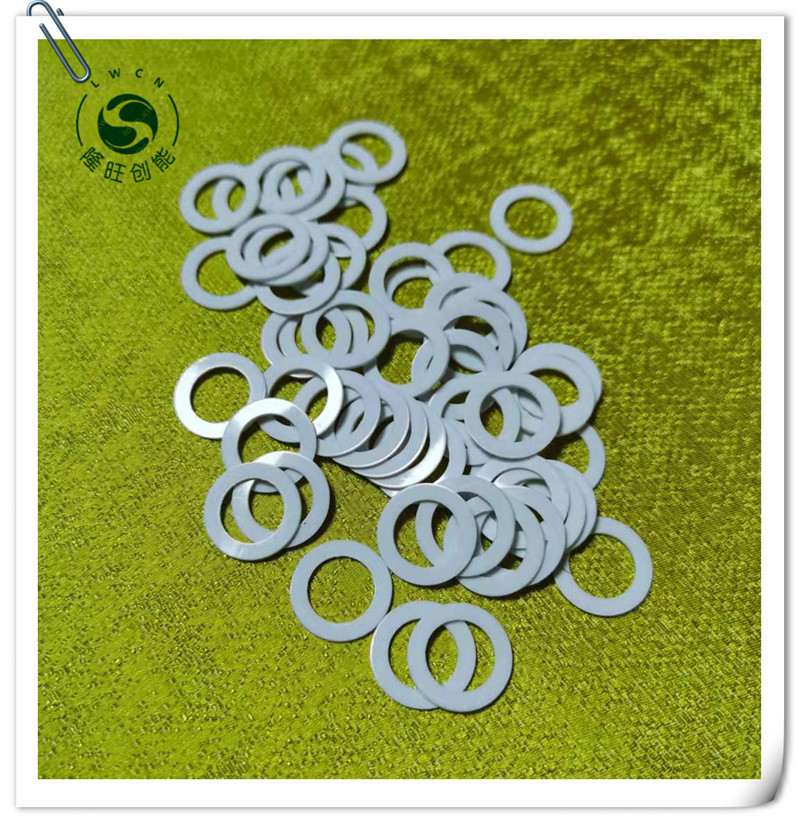 单面背胶PVC白色硬垫圈圆形透明塑料平垫pet绝缘螺丝介子粘胶垫片