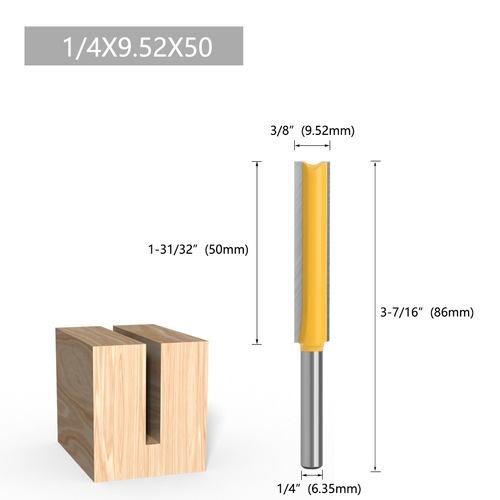 1/4 inch extended straight double-edged utility knife extended edge trim knife machine blade direct manufacturer wood router bit