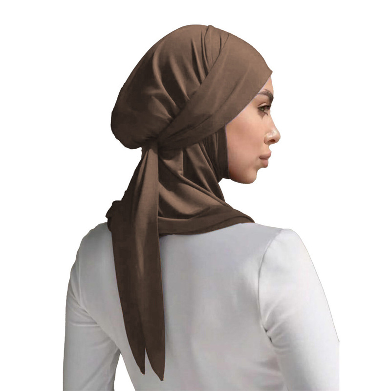 新しいマレーシアの純色水晶麻はスカーフの帽子を持っています。|undefined