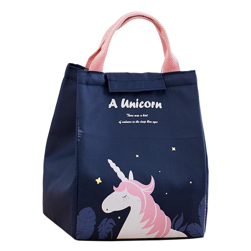 Bolsa de almuerzo portátil con aislamiento engrosado Bolsa de almuerzo de trabajador de oficina portátil de gran capacidad Bolsa de almuerzo engrosada aislada