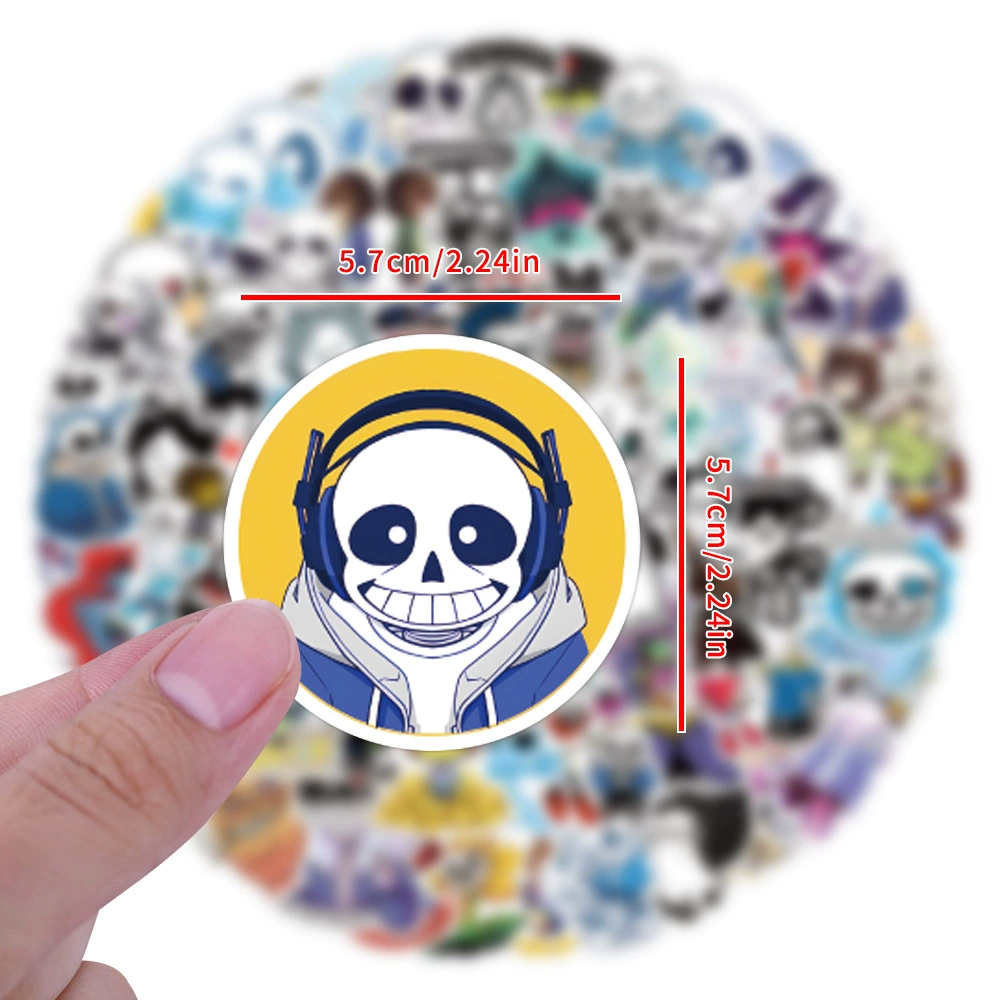 55–110 штук стикеры Undertale в стиле мультфильма для украшения чемодана, чашки с водой, компьютера, водостойкие