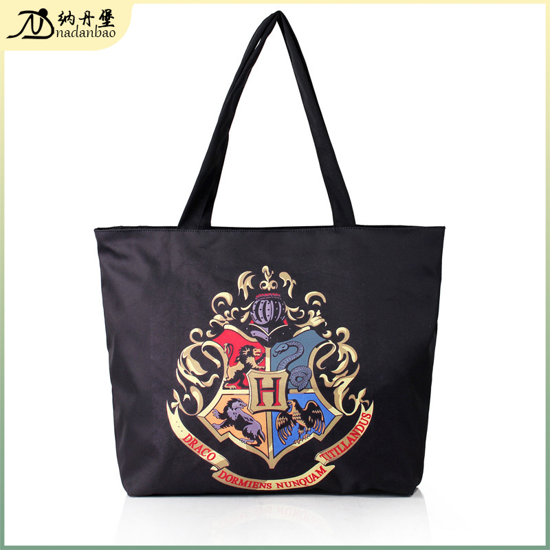 new pattern Female bag Campus Wind fashion leisure time Digital Printing Harry Potter Shield The single shoulder bag BHB1033