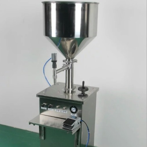 厂家直供小型定量包装机胶水灌装带斗转阀自动妇科凝胶灌装机分装