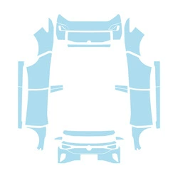 25-26 Models of Volkswagen Id.4Crozz Invisible Car Cover Tpu Pre-Cut Paint Protection Film Anti-Scratch (Car paint protective film) - transparent-tpu-25-26-volkswagen-id4crozz