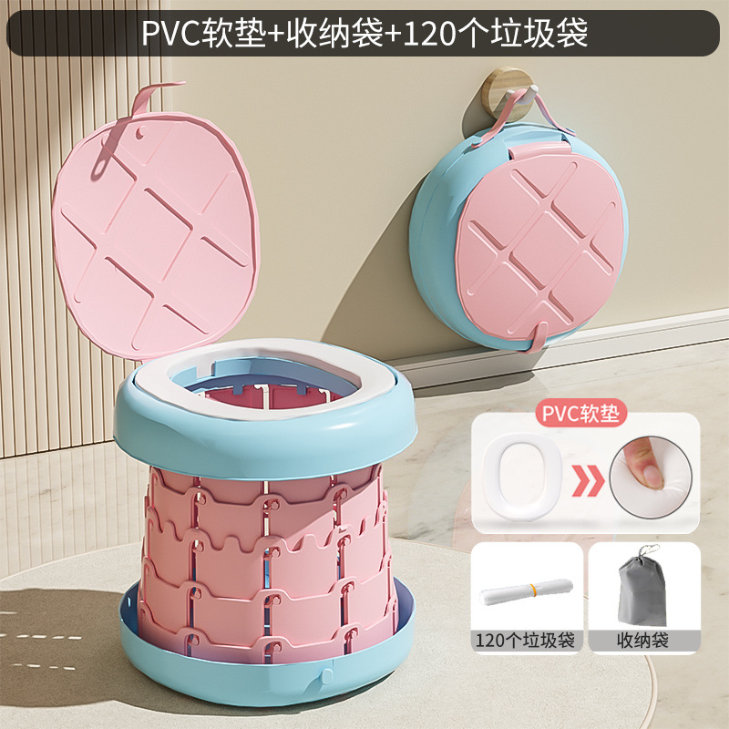 Inodoro plegable para niños orinal portátil para hombres de los niños orinal al aire libre inodoro de viaje para bebé