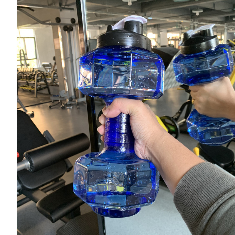 Gran capacidad de 2.5L taza de gimnasio creativa hervidor deportivo de agua taza espacial de plástico portátil para hombres taza a prueba de fugas de agua