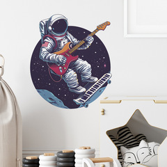 Foreign Trade Starry Sky Music Astronaut Bedroom Living Room Entrance Home Decor Wall Sticker Decal Self Adhesive Wholesale Cross-border