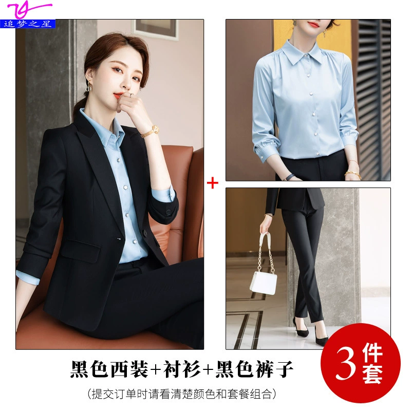 Комплект, модный классический пиджак-suit для офиса для работы, коллекция 2021 года, осень, корейский стиль