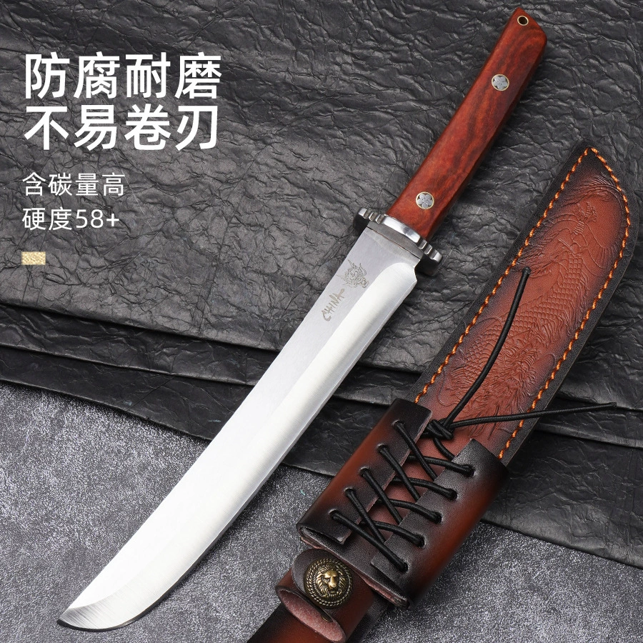 Фабричная прямые продажа outdoor нож клинок Чай Ин Ying Ying восхождение гора рыбалка Один дракон кость дикий развод меч высокая твердость резки мясного ножа