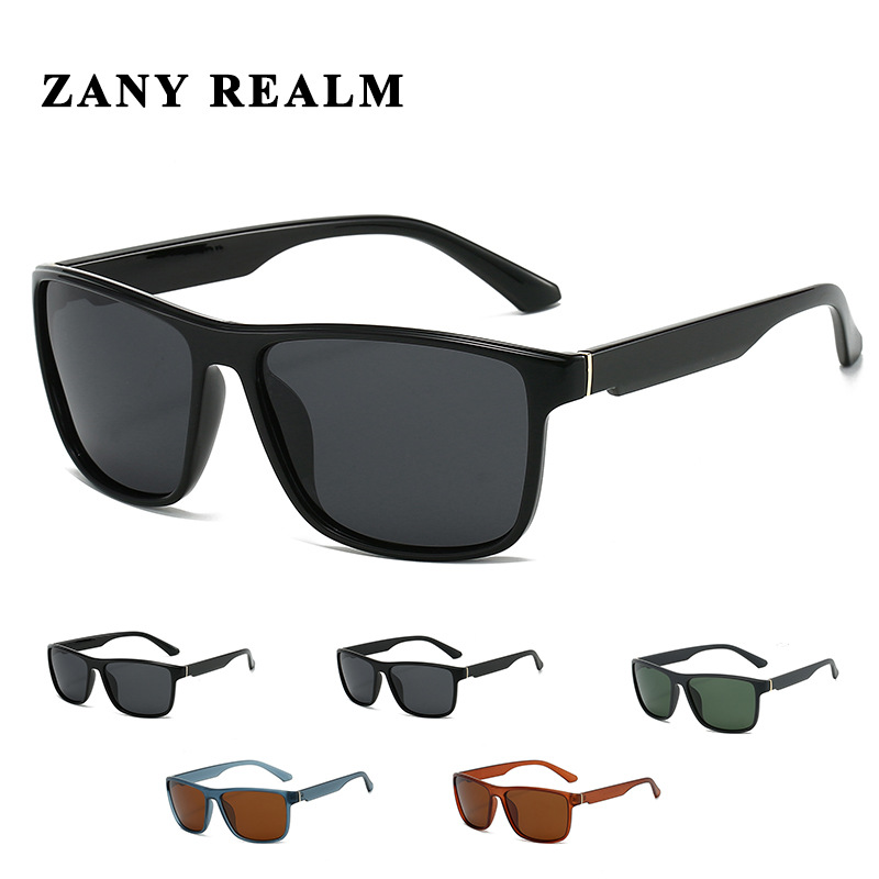 Gafas de sol retro de comercio exterior europeo y americano, gafas de sol polarizadas de conducción 24 nuevas gafas deportivas de alta gama para hombres del todo fósforo