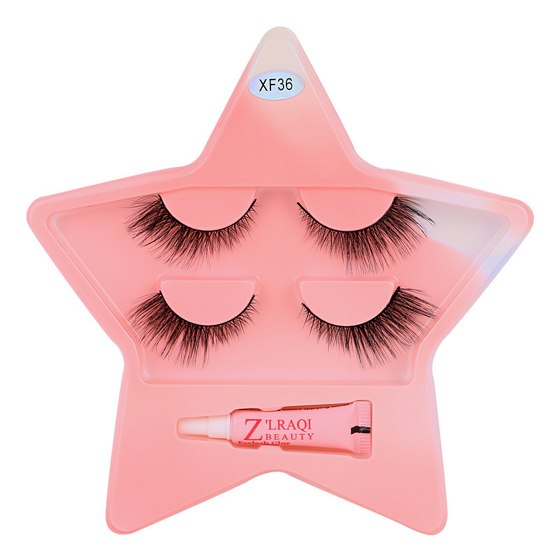 10 pares de pestañas postizas tridimensionales de tallo duro, estilo europeo y americano, pestañas en racimo completas y densas, pestañas postizas de una sola pieza para maquillaje de escenario para maquilladores.