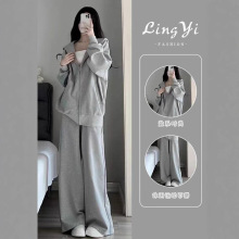 运动套装女运动服秋冬加厚韩版宽松学生显瘦卫衣休闲跑步两件套潮