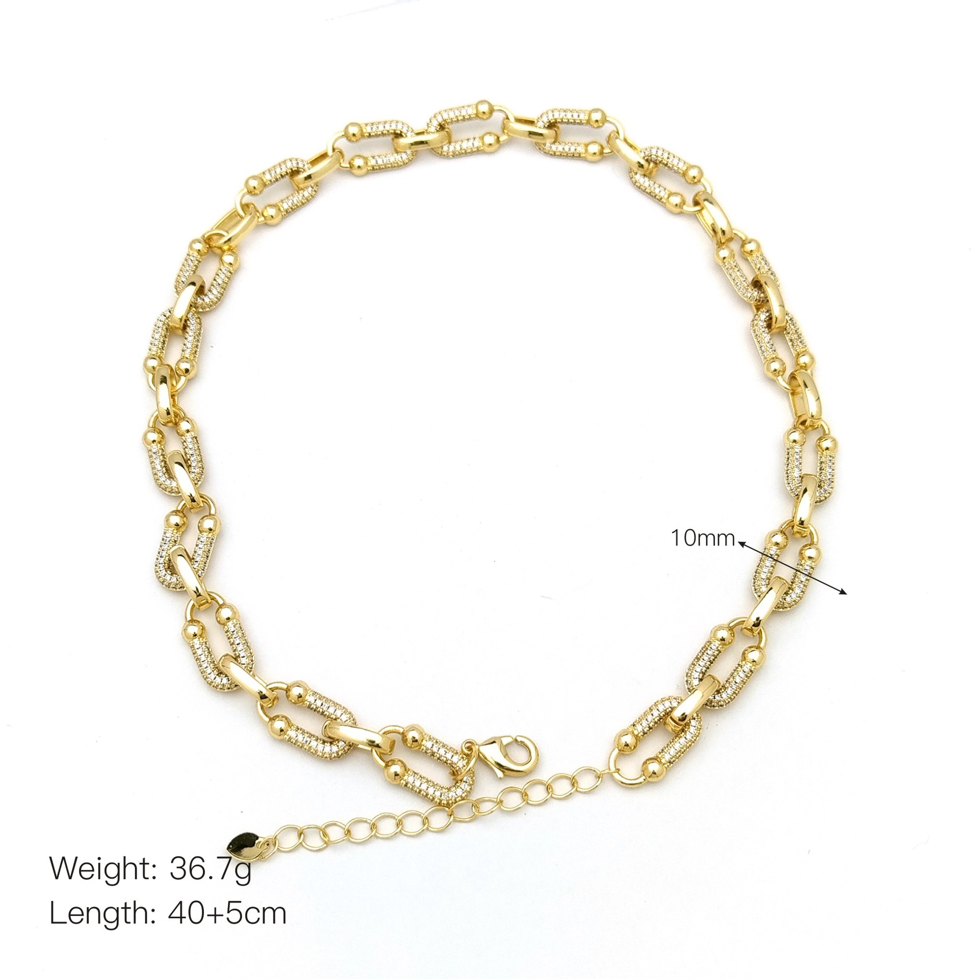 Copper Inlay Heart Shape Solid Color Flower Zircon Necklace display picture 7