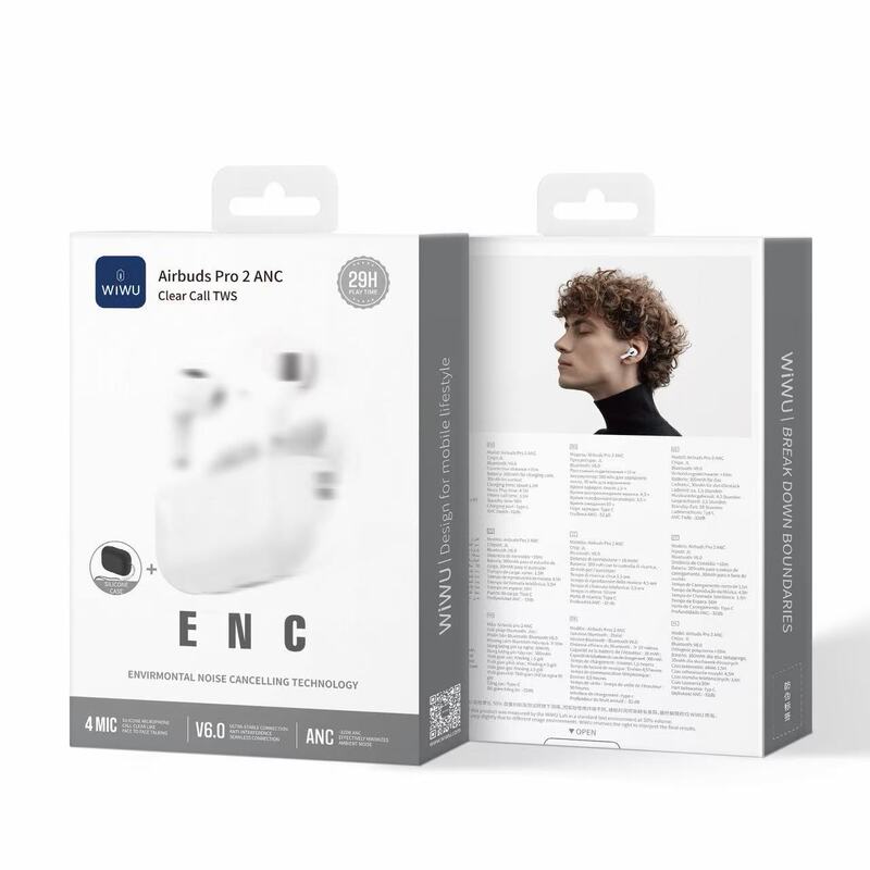 Wiwuairbuds Are Suitable for Apple Pro2Anc Bluetooth Headphones 3Rd Generation In-Ear AirPods True Wireless Noise Reduction Wiwuairbuds Are Suitable for Apple Pro2Anc Bluetooth Headphones 3Rd Generation In-Ear AirPods True Wireless Noise Reduction