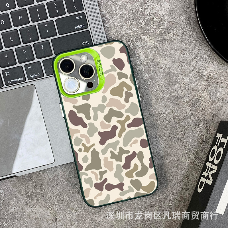 ヒョウ柄 Apple 15 カラーシルバー iPhone14pro クリエイティブ 13/11promax つや消し 16e 保護 xm7 に適しています。|undefined