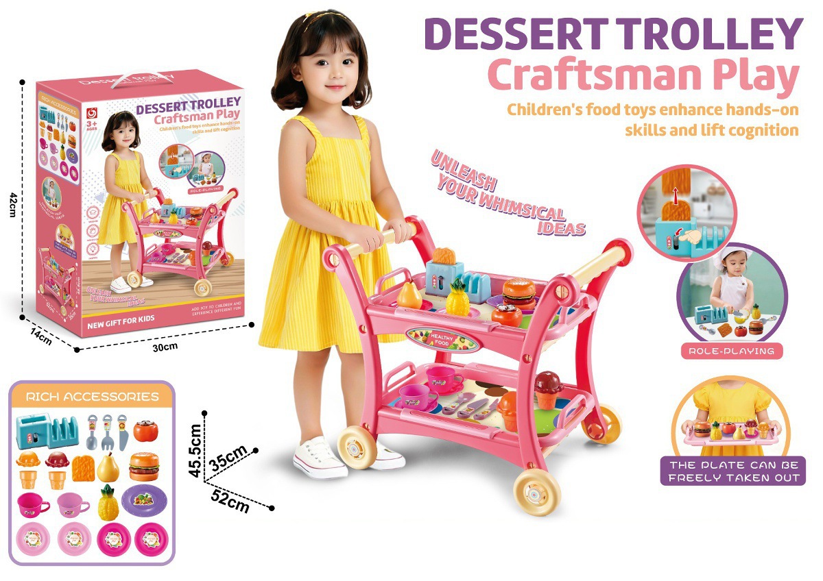 Carrito de té de la tarde de Chechelle
