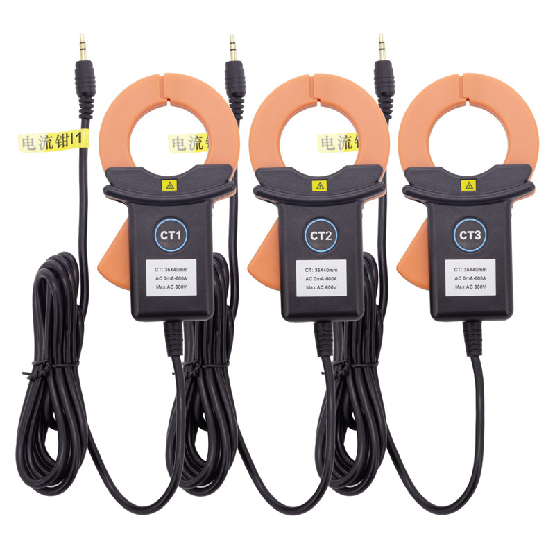 胜利三通道钳形电流记录仪交流钳形漏电流表电路绝缘故障VC9003A