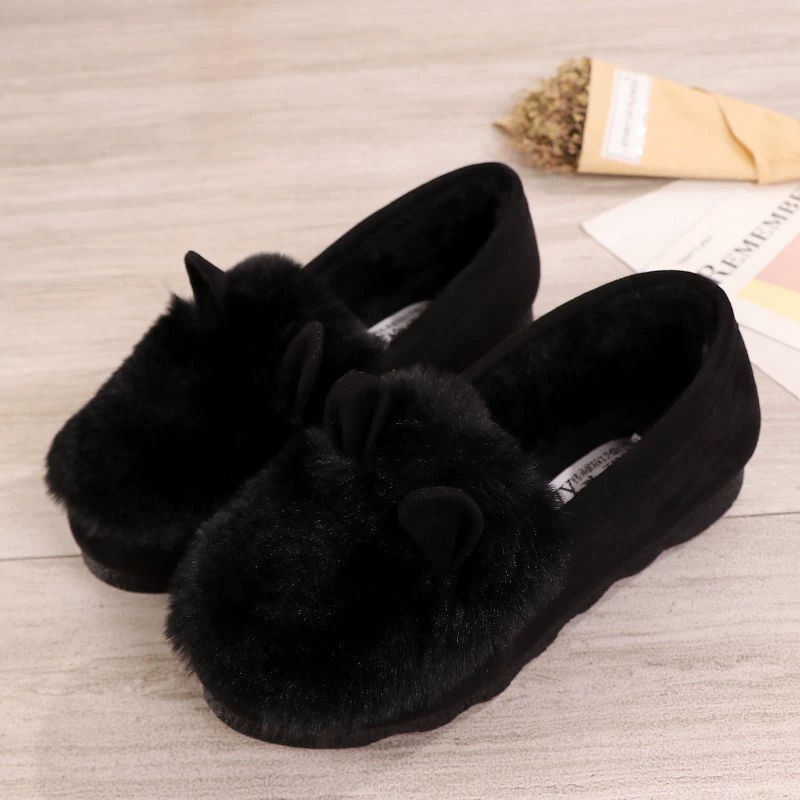 Fleece-Lined Warm Shoes...