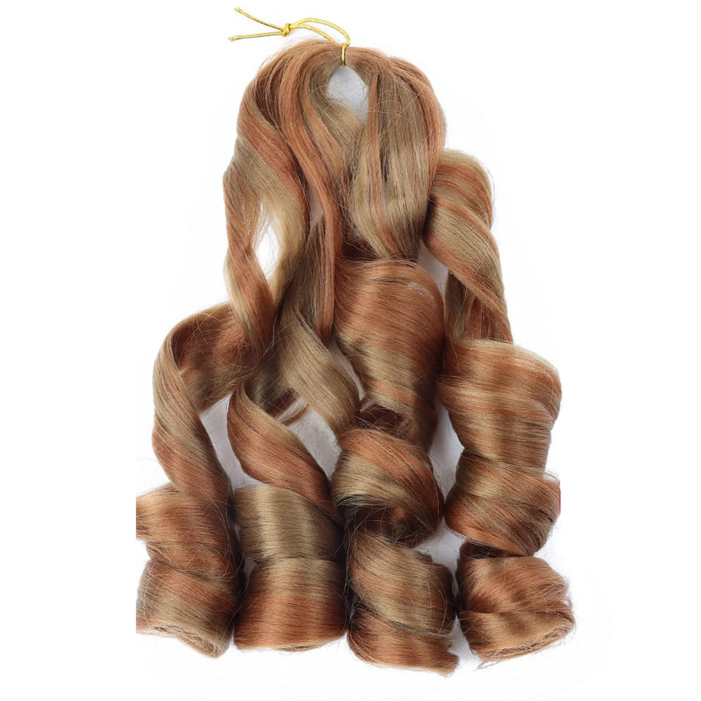 Peruca de comercio exterior extensión de cabello de mujer rollo suelto de cola de caballo africano sucio de cabello de aguja de cabello francés natural rollo de cabello trenzado