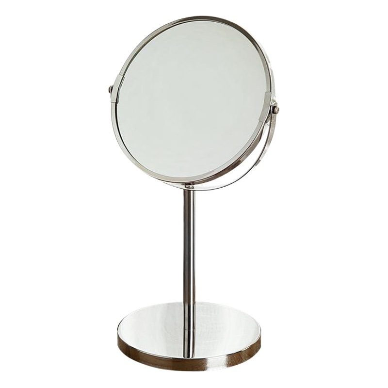 Ourunzhe espejo de escritorio al por mayor de doble cara espejo de maquillaje Escritorio de aumento HD espejo giratorio espejo de doble cara