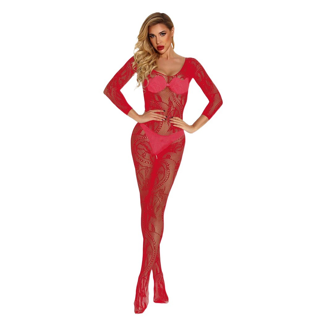 Новая Европейская и американская цельная сетчатая одежда с большим рисунком дракона с открытым файлом, бесплатное сексуальное нижнее белье оптом W088