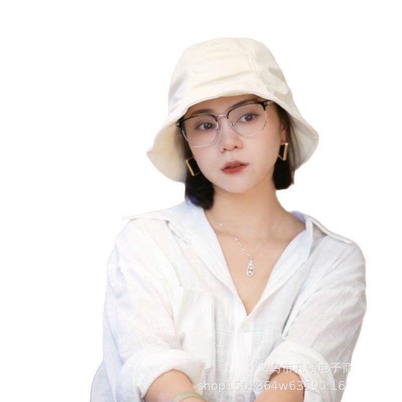 韩系复古美拉德渔夫帽女秋冬新款气质显脸小盆帽百搭褶皱遮阳帽子|undefined
