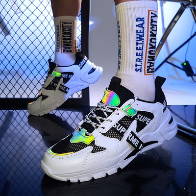 夏季男鞋批发青年软底跑步鞋学生休闲运动鞋透气单网布鞋小码鞋子|ms