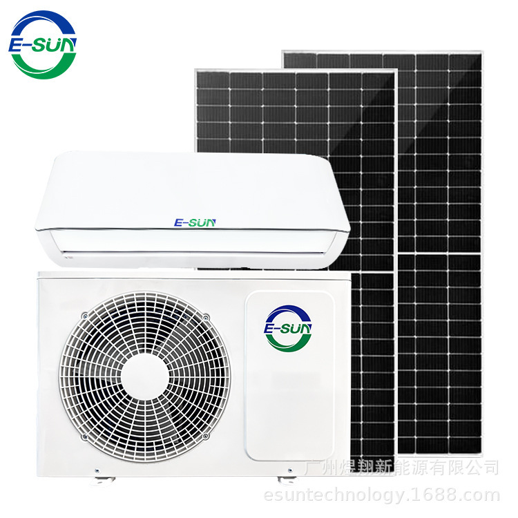 Foreign Trade Export Solar Air Conditioner 9000Btu Off-Grid Photovoltaic Air Conditioner with Photovoltaic and Photovoltaic-Complementary Power Saving Features