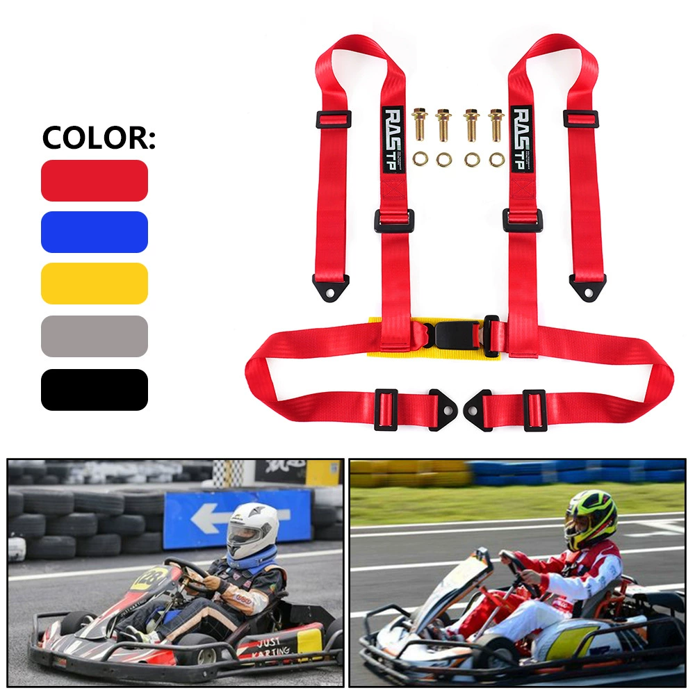 RASTP автомобильная модификация 2-дюймовый четырехточечный картинг гоночный ремень безопасности 4-точечный быстроразборный ремень безопасности сиденья