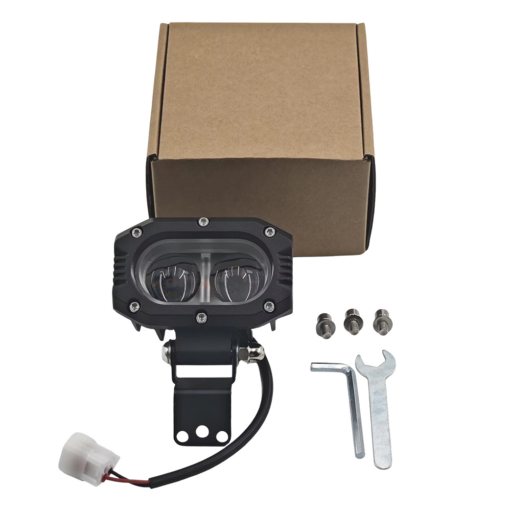 Suitable for YOZMA IN10 and IN10 Pro electric off-road motorcycles, original aluminum alloy front headlight with accessories