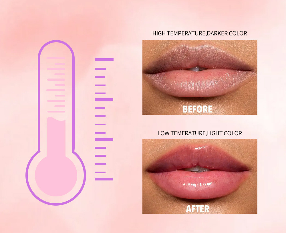 Cross-border liquid thermochromic Blush Bestseller, Natural Moisturizing Lip and Cheek dual-purpose color-changing Blush Blush Blush oil undefined