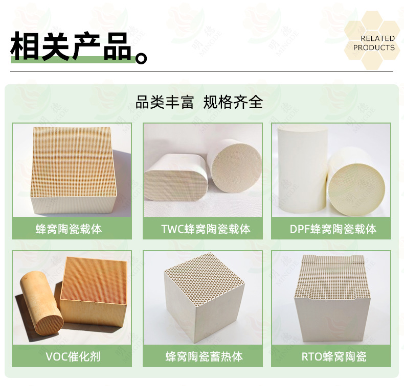 Dpf Honeycomb Ceramic Carrier, Cordierite Material, 400 Mesh Diesel Particulate Filter, Exhaust Purification System