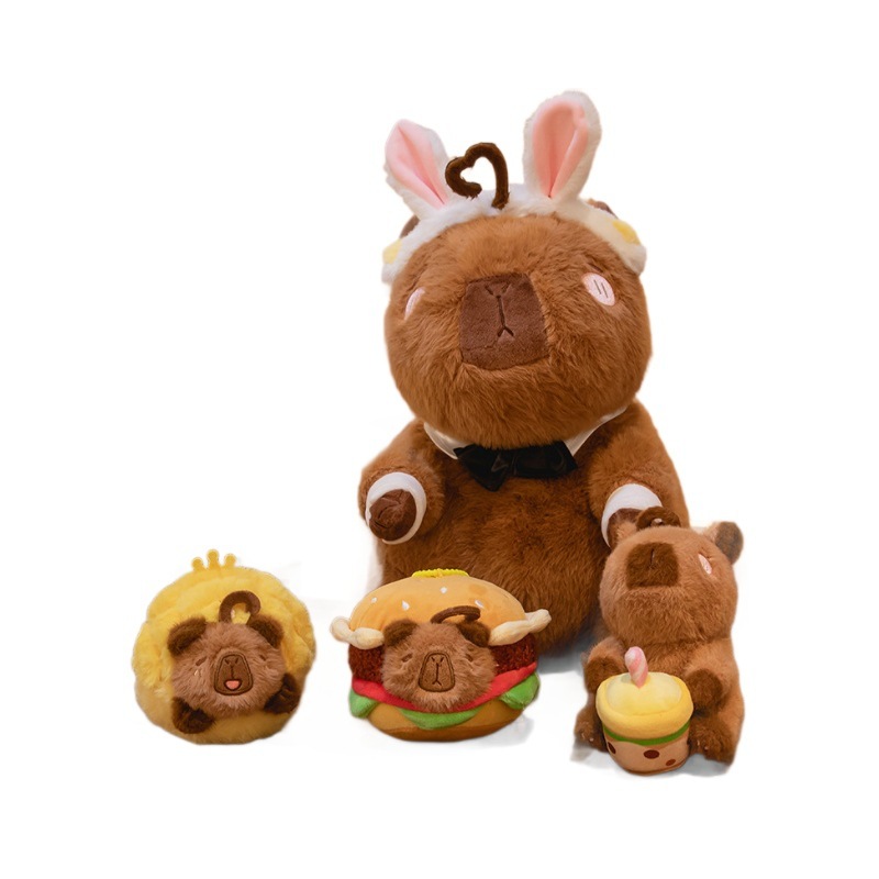 正規版カピバラ新作ぬいぐるみカピバラハンバーグ醜い萌え人形抱き枕60cm人形誕生日プレゼント|undefined