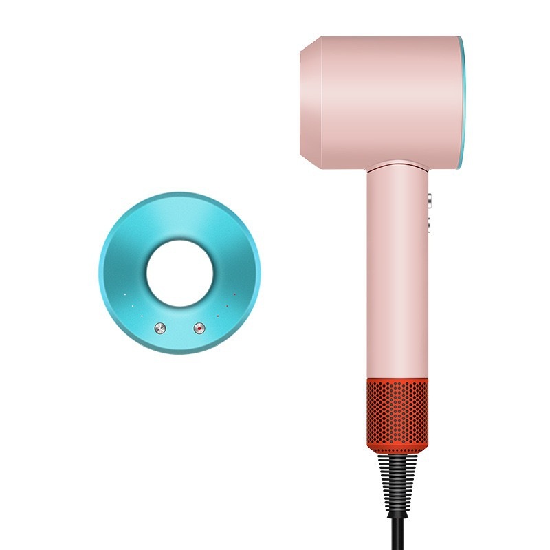 高速電気ヘアサロン家庭用ハイパワーマイナスイオンブレードレス中空ヘアドライヤー欧米仕様|undefined