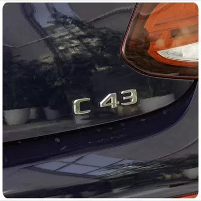 Car logo Mercedes-Benz car emblem, rear - standard-c43-original-car-original-model