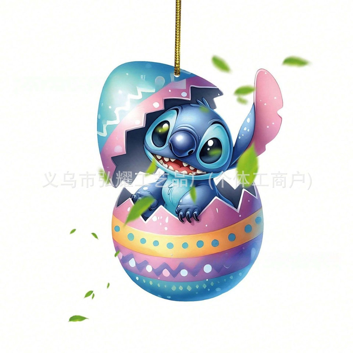 Nuevo acrílico plano transfronterizo a Easter Steely Eggshell colgante de automóvil colgante de decoración de San Valentín image 4