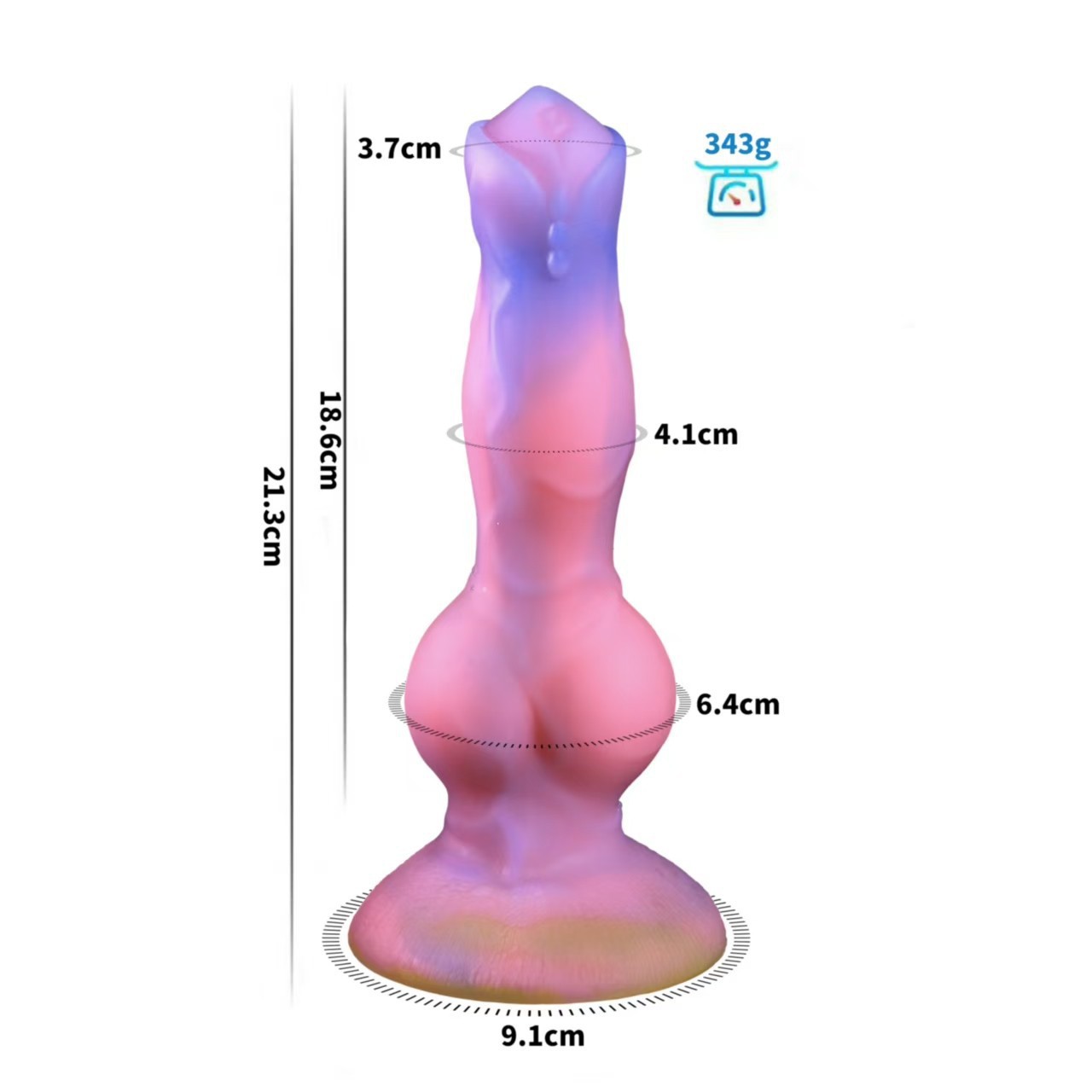 Realistischer Dildo Plug Mit Leuchteffekt Analspielzeug_voghion.com