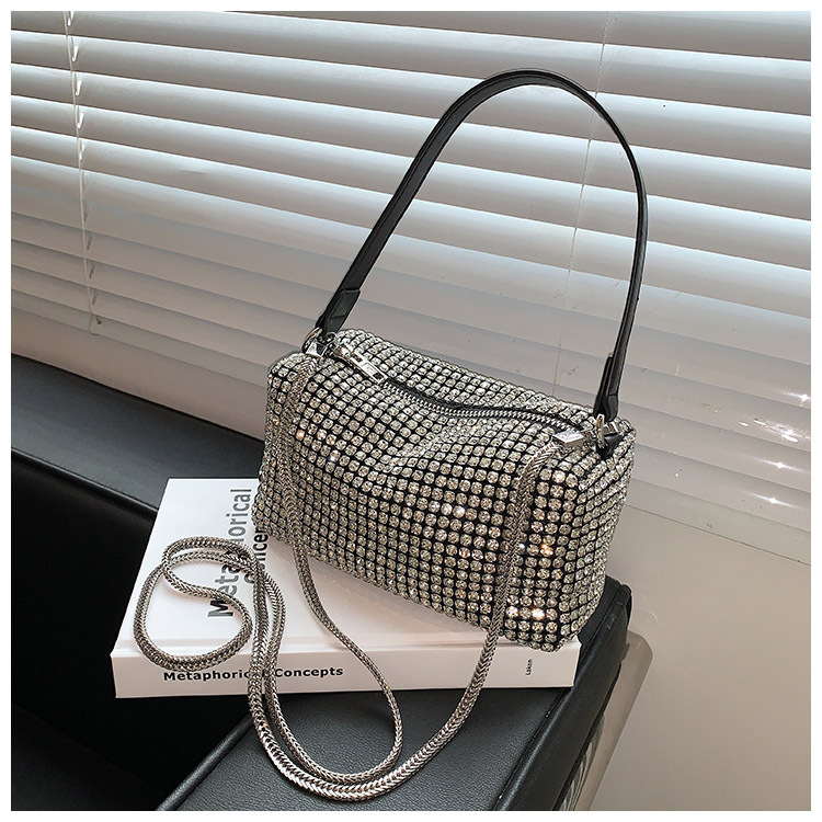 Bolsa de gala bolsa de mujer llena de diamantes bolsa de cubo con diamantes 2022 bolsa de mujer crossbody gran rey bolsa de diamantes pic 45