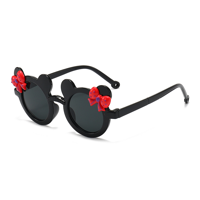 Gafas de Sol de Dibujos Animados para Niñas de Plástico y AC con Protección UV400 para Protección Solar y Viajes