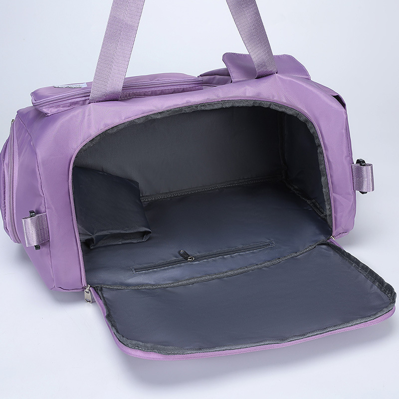 Bolsa de fitness portátil de gran capacidad transfronteriza hombro almacén de zapatos independiente bolsa de viaje de yoga bolsa de deporte de viaje de corta distancia al por mayor