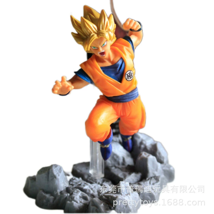 Производственная обработка OEM высокого класса японская анимация Dragon Ball Super модель слепая коробка кукла игрушка литье ПВХ коллекционные украшения