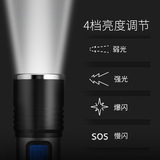 Маленький светодиодный дорожный фонарь, водонепроницаемый металлический светильник, алюминиевый сплав