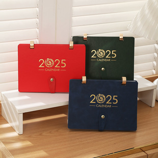 2026 New Calendar High-End Leather Desk Calendar Business Office Desktop Decoration Creative Note-Taking Customization