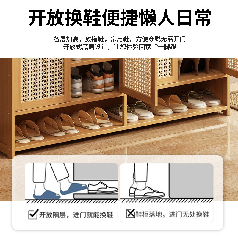 armario de zapatos porta de hogar almacenar artefactos ahorrar espacio simple interior hermoso a prueba de polvo dormitorio de alquiler para casa image 5