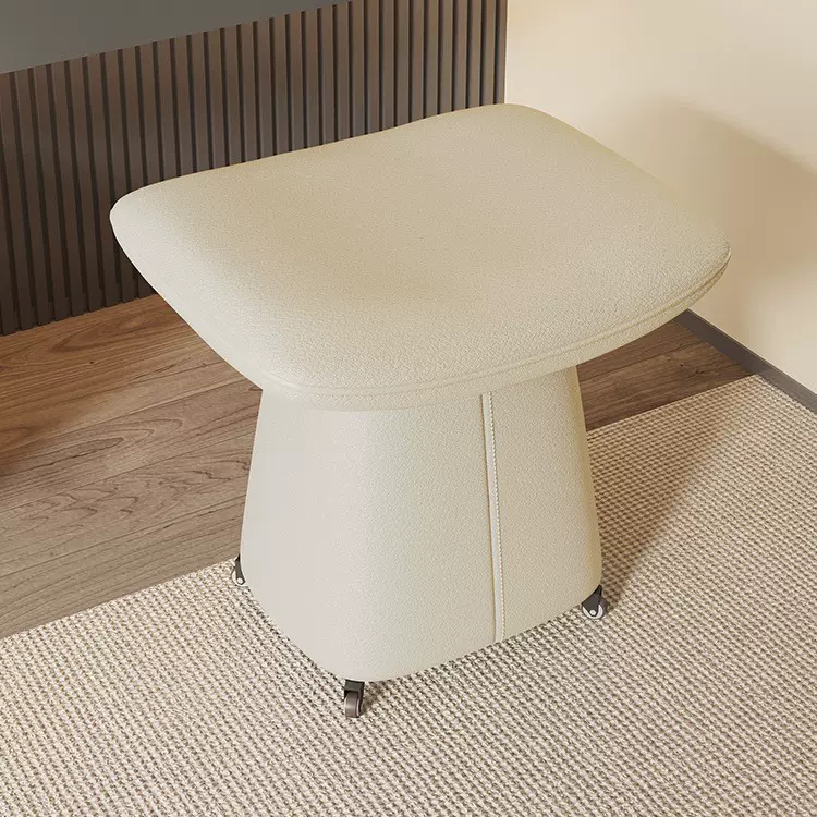 网红设计师梳妆凳化妆凳子美甲卧室椅软座皮艺坐墩家用轻奢换鞋凳