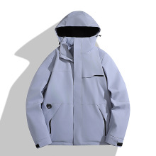 棉衣男冬季新款防风保暖可脱卸帽棉服情侣户外多色时尚休闲棉袄男