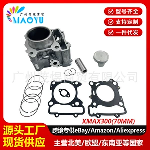 Motosiklet mühərrik silindr hissələri X-Max300 Yamaha Xmax300 porşen silindr dəsti 70mm