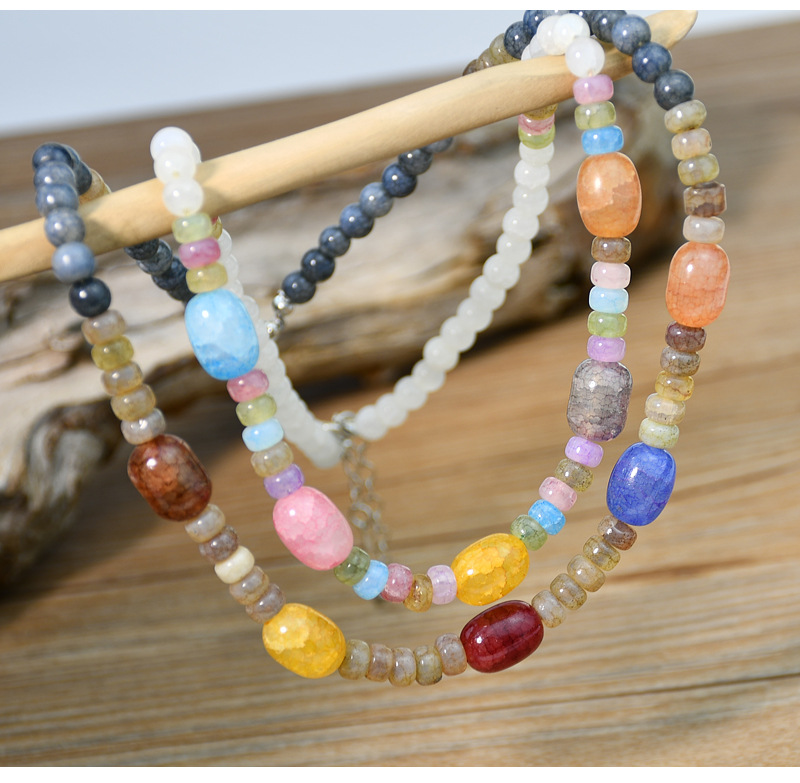 1 Piece Fashion Round Beaded Beaded Womenu0027S Necklace